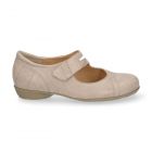 Durea Bandschoen Taupe 5737 H 9527