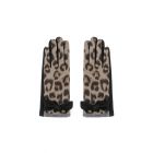 YW Leopard Chic Handschoenen Zwart/Beige-One Size