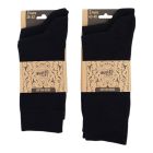 Muller&Sons Classic Socks 2 pack Zwart