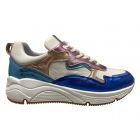 Bridge Footwear Sneaker Wit Blauw Aqua