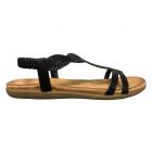Bridge Footwear Zwarte Sandaal 25157621