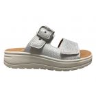 Hartjes slippers Woogie H zilver