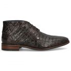 Berkelmans Veterboot Zwart/Bruin Albardon