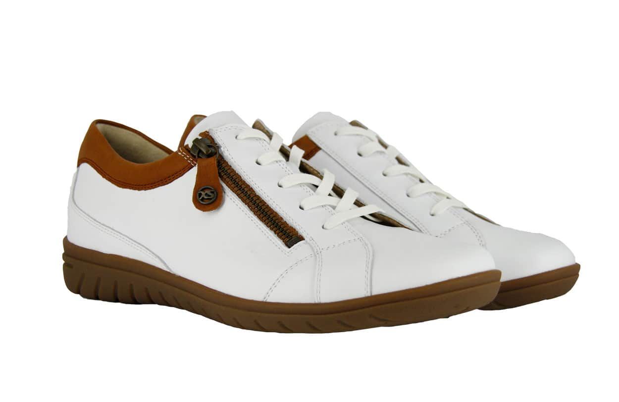 voorjaar Afkeer Bijwonen Hartjes Sneaker Wit/Cognac 82662-2.53 G | Dames en Herenschoenen online  kopen