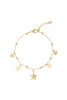 YW Charm Armbanden Ster Goud