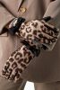 YW Leopard Chic Handschoenen Zwart/Beige