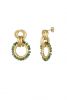 YW Happy Elegance Oorbellen Paars/Groen