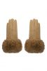 YW Handschoenen Faux Fur Camel/Camel