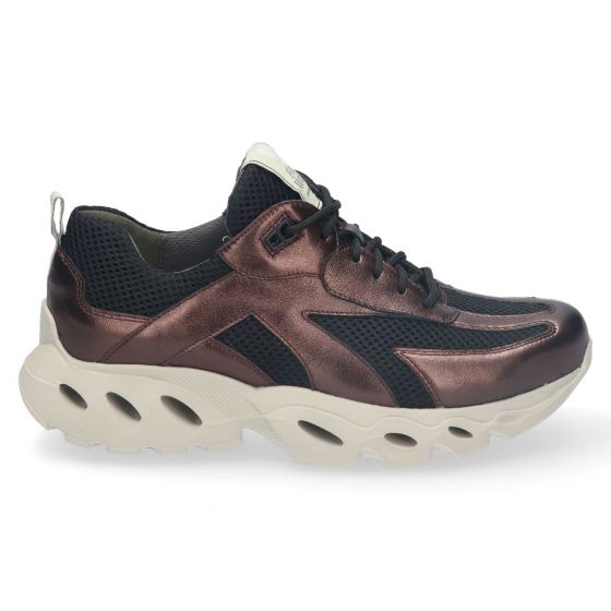 Durea Brons/Zwart/Bordo Sneaker 6309 H