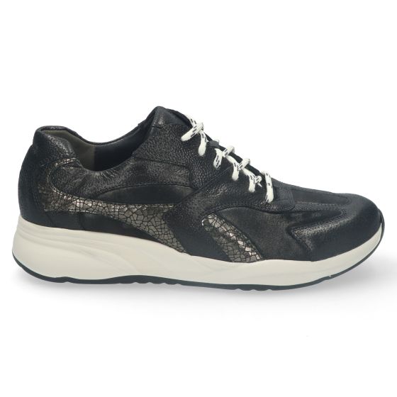 Durea Sneaker Zwart/Gunmetal 6316 H
