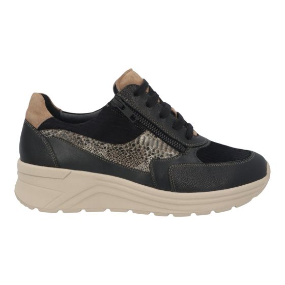 Solidus Zwart Combi Sneaker Karma 59083 K