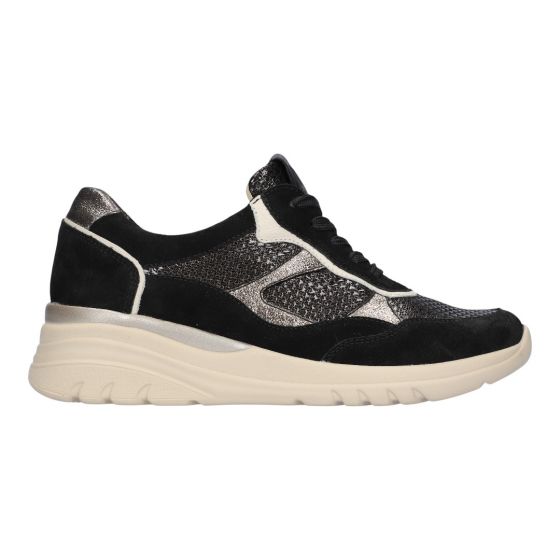 Waldlaufer Zwart/Grijs Sneaker H-Carla