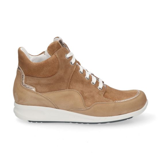 Durea Go Sneaker Hoog Taupe 9735 H