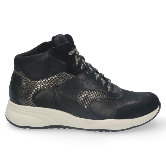 Durea Hoge Sneakers Zwart 9835 H