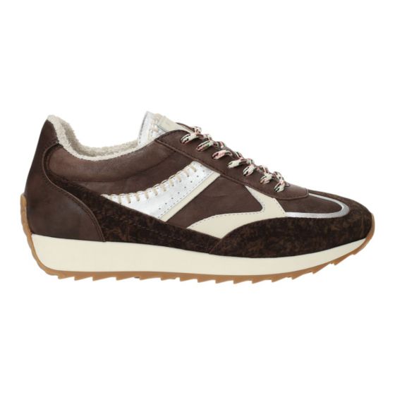 Piedi Nudi Bruin Creme Sneaker Harlem