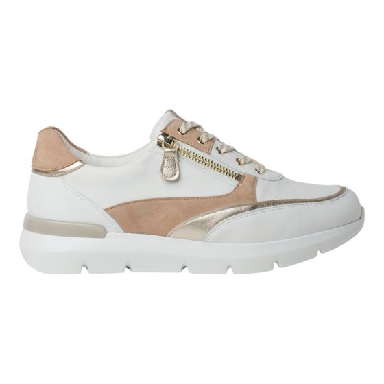 Hassia Wit/Cappucci Sneaker Bordeaux 301354 H