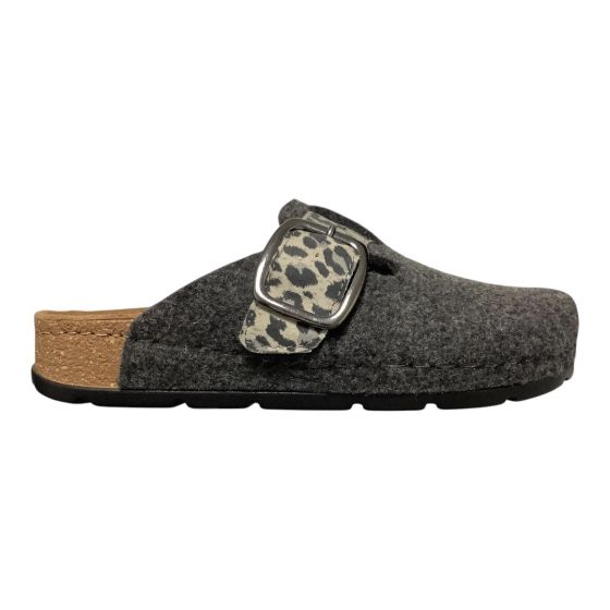 Rohde Grijs Vilt Pantoffel D.Soave