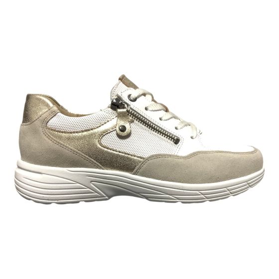Hartjes Sneakers Beige/Wit Katy K