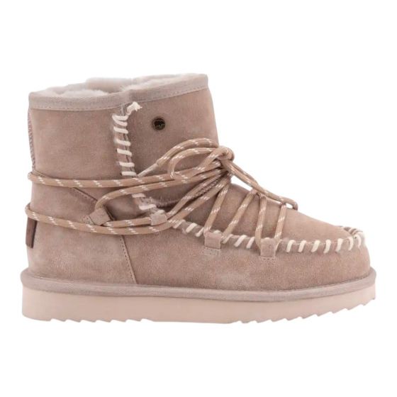 Warmbat Kalbarri Women Suede Lace Boot Taupe