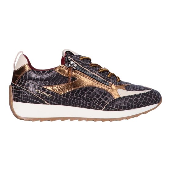 Piedi Nudi Sneakers Hera Zwart Print