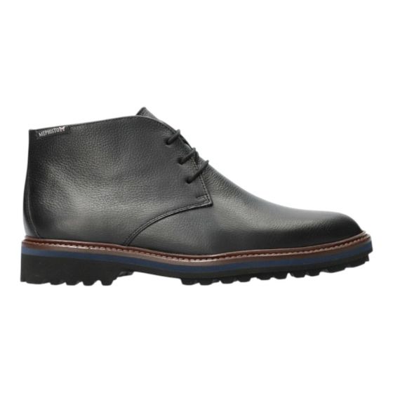 Mephisto Zwarte Veterboot Berto