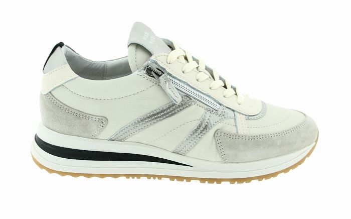 Piedi Nudi Sneaker Cream Silver 2752