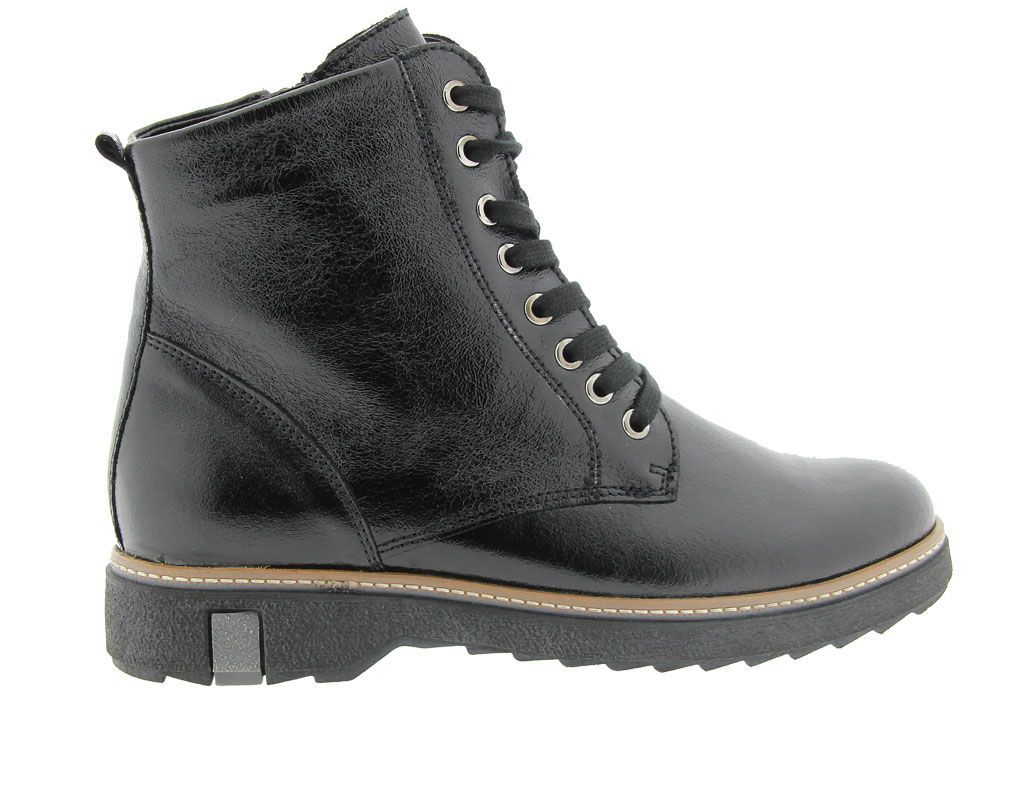 Waldlaufer Veterboot Zwart Kitomi 683801 K | Dames en Herenschoenen online  kopen