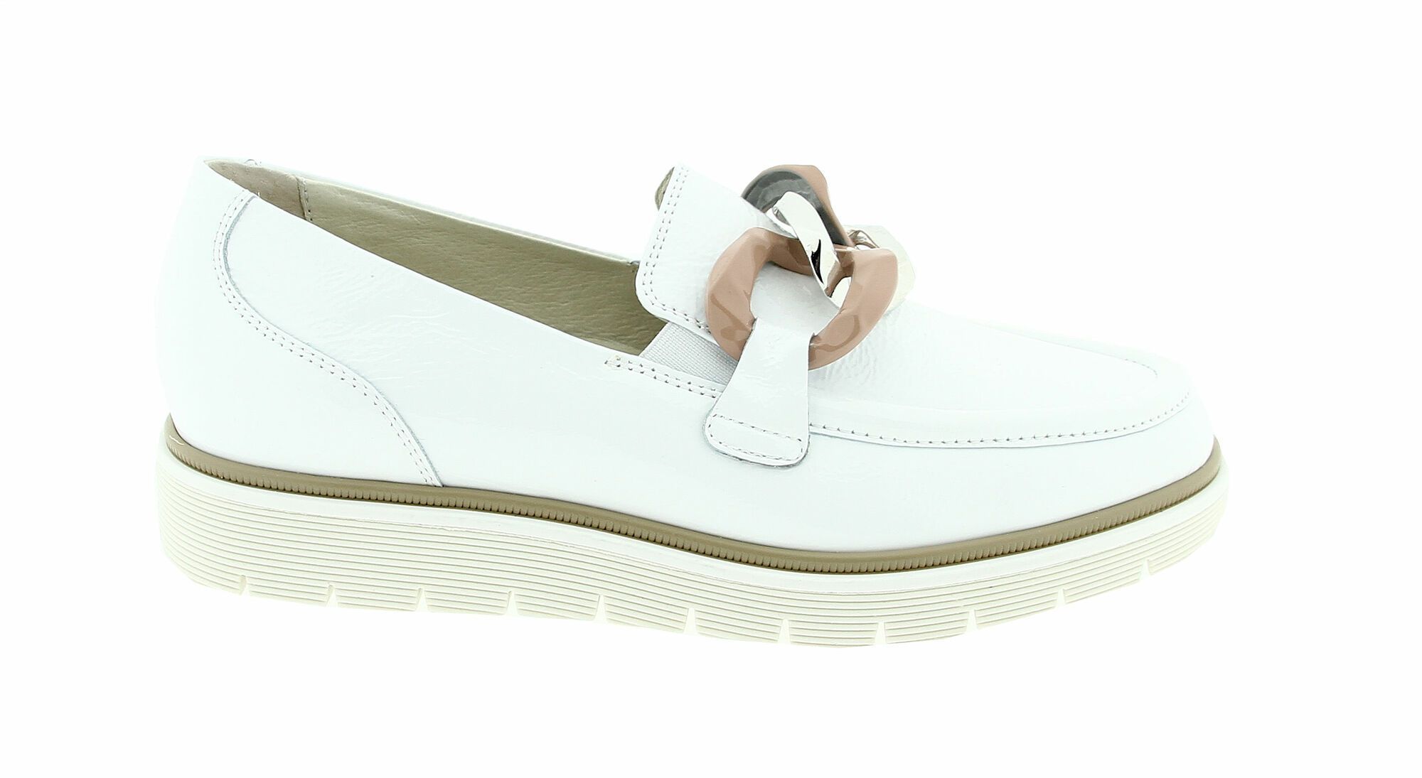 DL Sport Loafer Naplak Bianco 5691 Dames en Herenschoenen online kopen