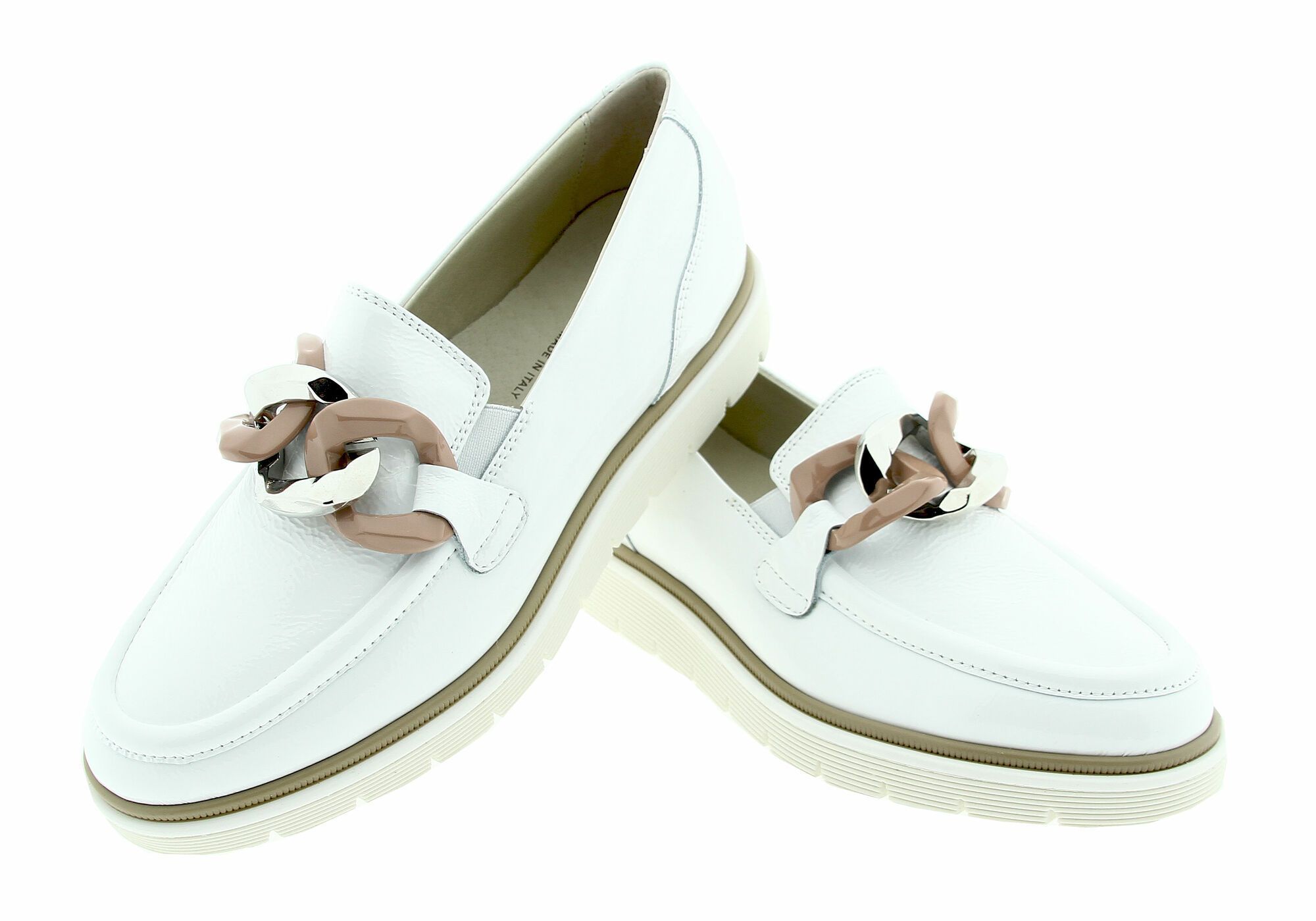 DL Sport Loafer Naplak Bianco 5691 Dames en Herenschoenen online kopen