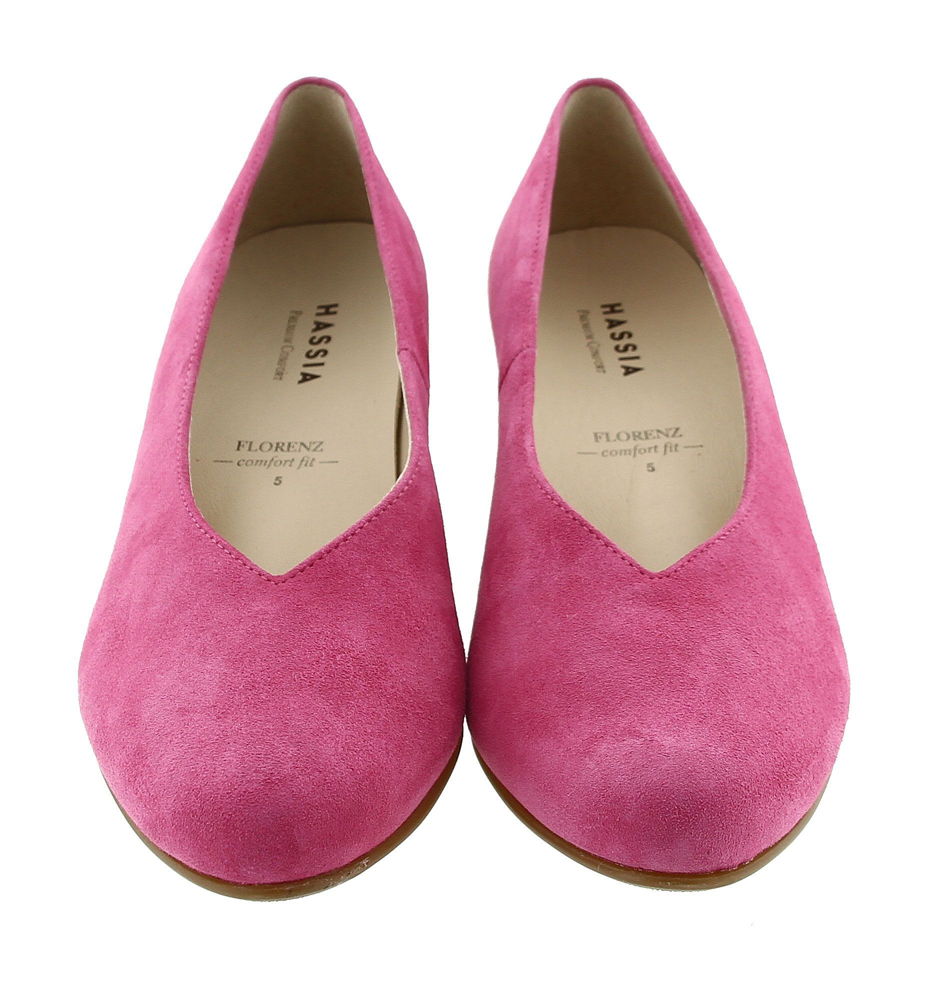Hassia Firenze, Mocassino Donna, Blu, 43 EU Larga
