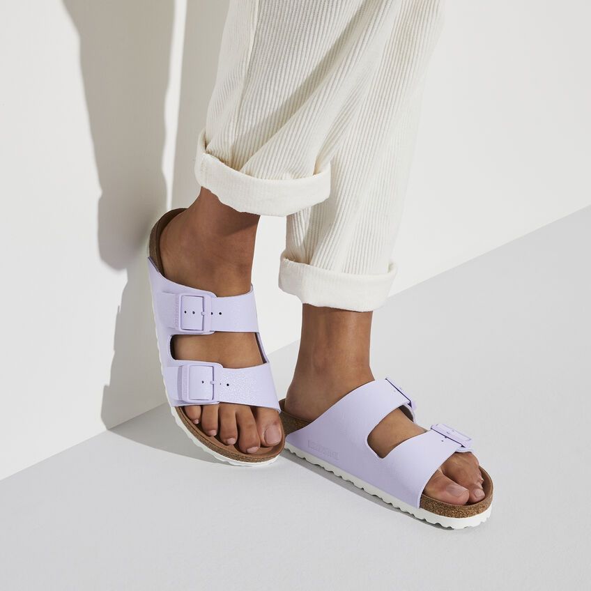 Birkenstock Slipper Arizona Eurthy Vegan Lavender Dames en