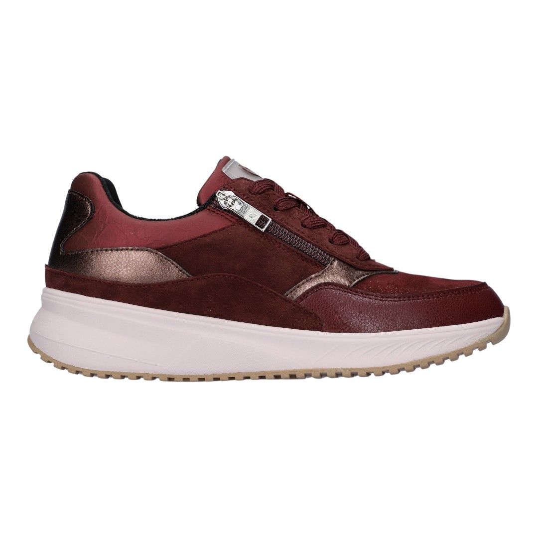Damesschoenen Mooie Merk Schoenen Waldlaufer Bordo Sneaker H-Mara
