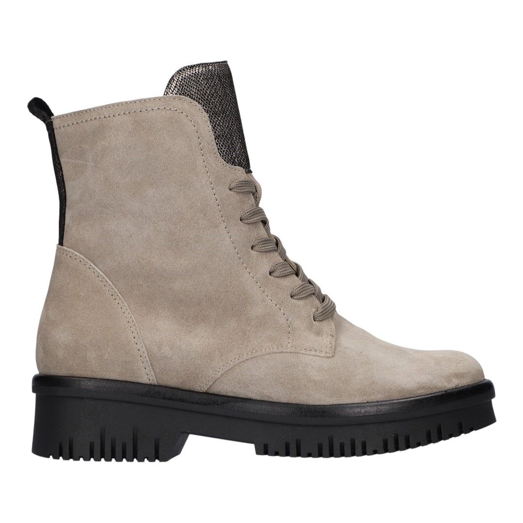 Waldlaufer Taupe Veterboot H-Alea Dames en Herenschoenen online
