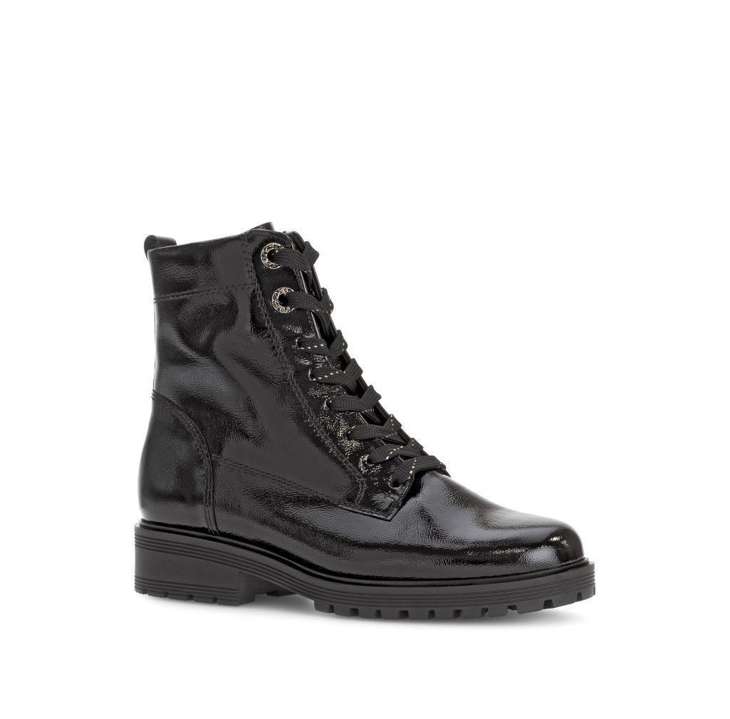 Gabor Zwart Lak Veterboot 52.765.97 H Dames en Herenschoenen online kopen