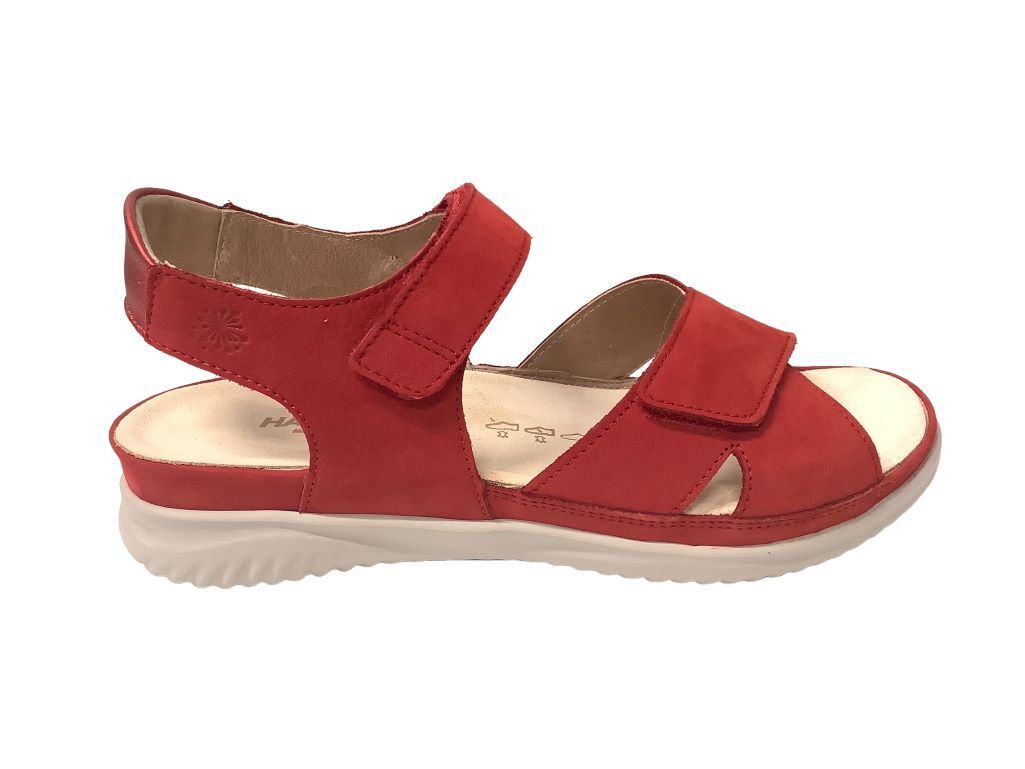 Rode sandalen van Hartjes Van der Vlies schoenen