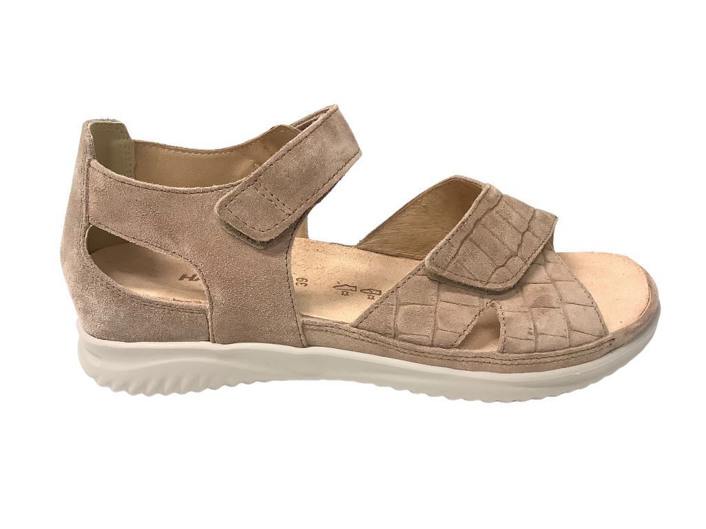 Beige sandalen van Hartjes Van der Vlies schoenen