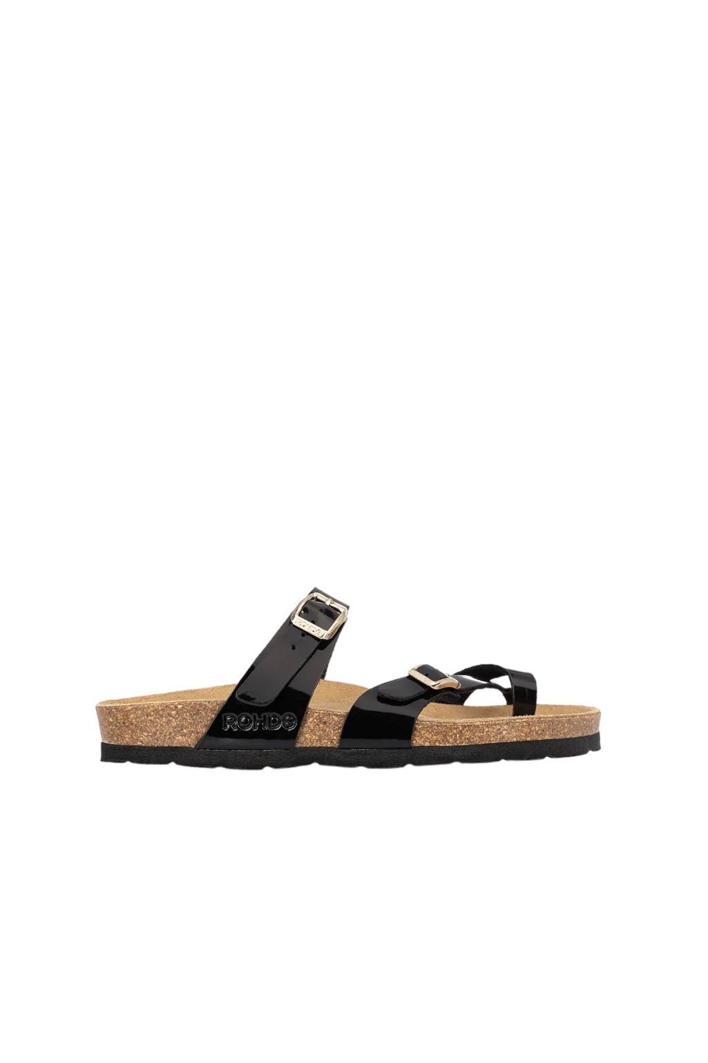 Rohde slippers dames zwart lak deals