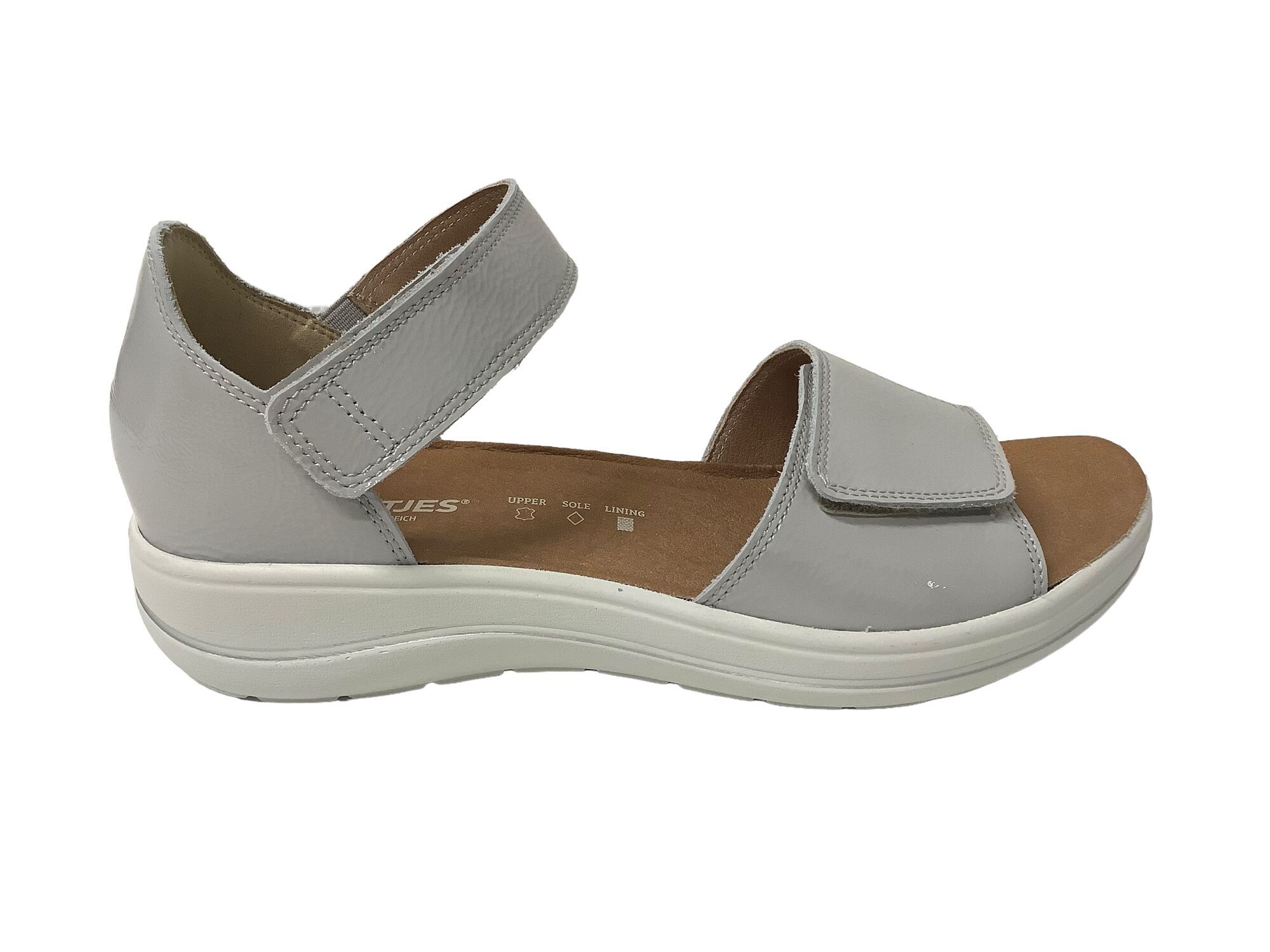 Grijze sandalen van Hartjes Van der Vlies schoenen