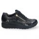 Durea Antraciet/Blauwe Sneaker 6263 K
