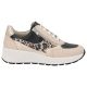 Solidus Zand/Zwarte Sneaker Holly 46023 H