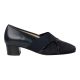 Pump HV leer/suede/lak Blauw J