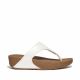 Fitlflop Lulu Leather Toepost Urban White