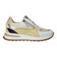 Piedi Nudi Sneakers Wit/Geel Mirren