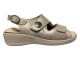Q-Fit Taupe Sandaal Femke