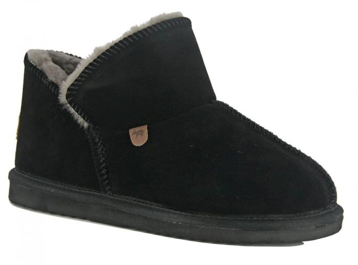 Warmbat Australia Pantoffel Zwart Willow