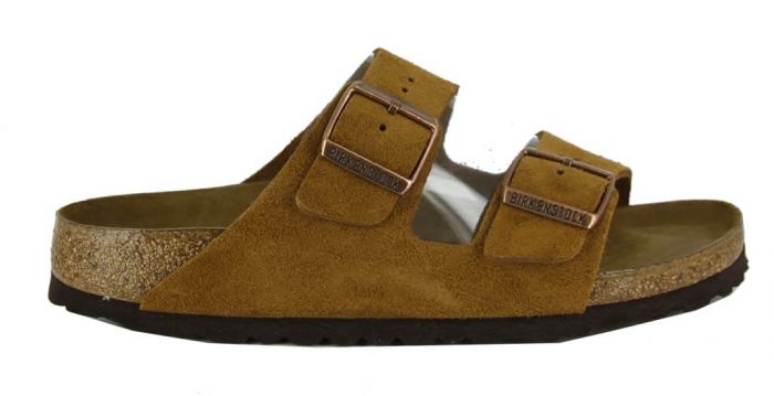 Birkenstock Slipper Arizona Mink Suede 1009527